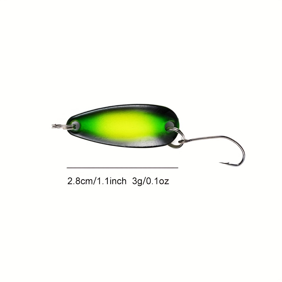 Sparkling Spoon Lure Single Hook Ideal Trout Fishing Tackle - Temu