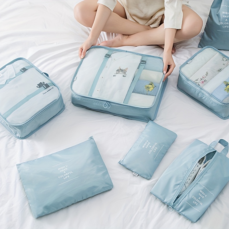 Travel Storage Bag Seven piece Set Clothing Underwear - Temu Canada