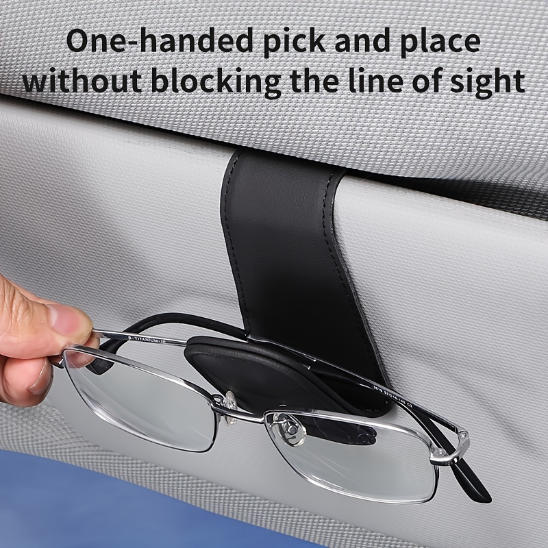Car Magnetic Leather Sunglass Holder Car Sun Visor Magnetic Glasses Hanger  Clip For All Glasses price in Saudi Arabia, Noon Saudi Arabia