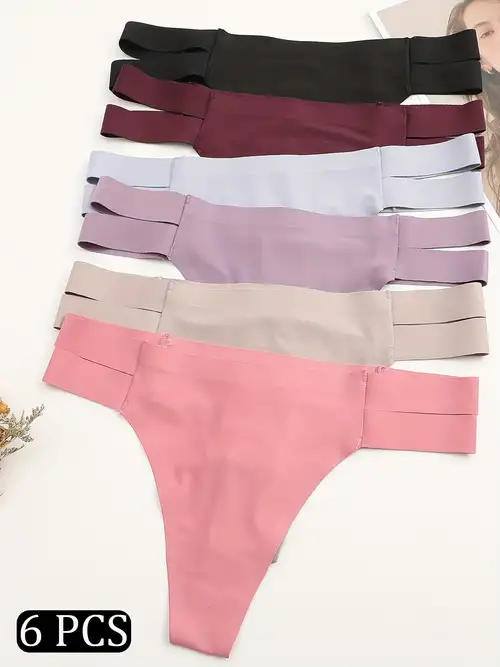 Underwear High Cut For Women Panties - Temu