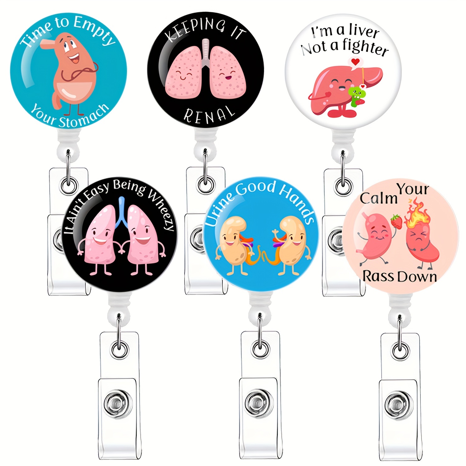 Kidney Badge Reel - Temu
