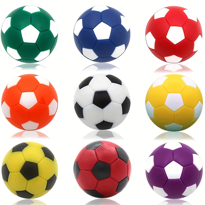 12 Pièces 32mm Plastique Babyfoot Mini Table Football Balle Intérieur Jeu  Outils