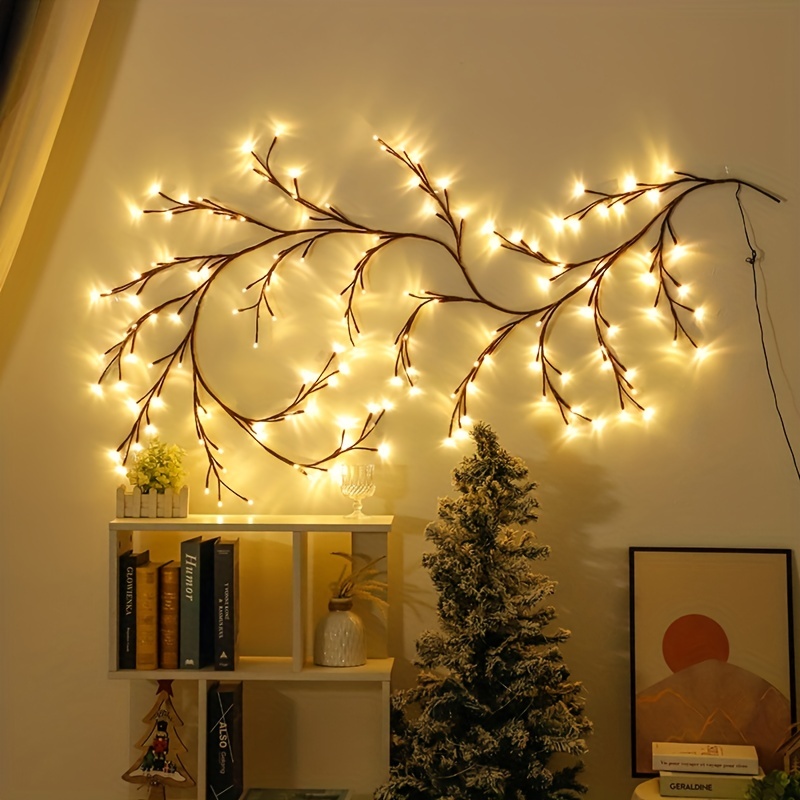 Birch Christmas Tree With Lights Temu