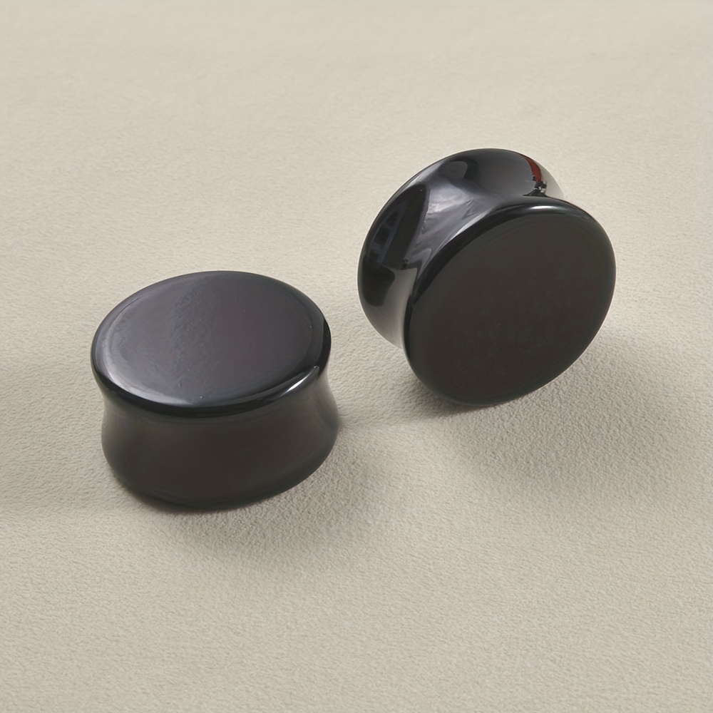 Acrylic Ear Plugs Earrings Set, Punk Style