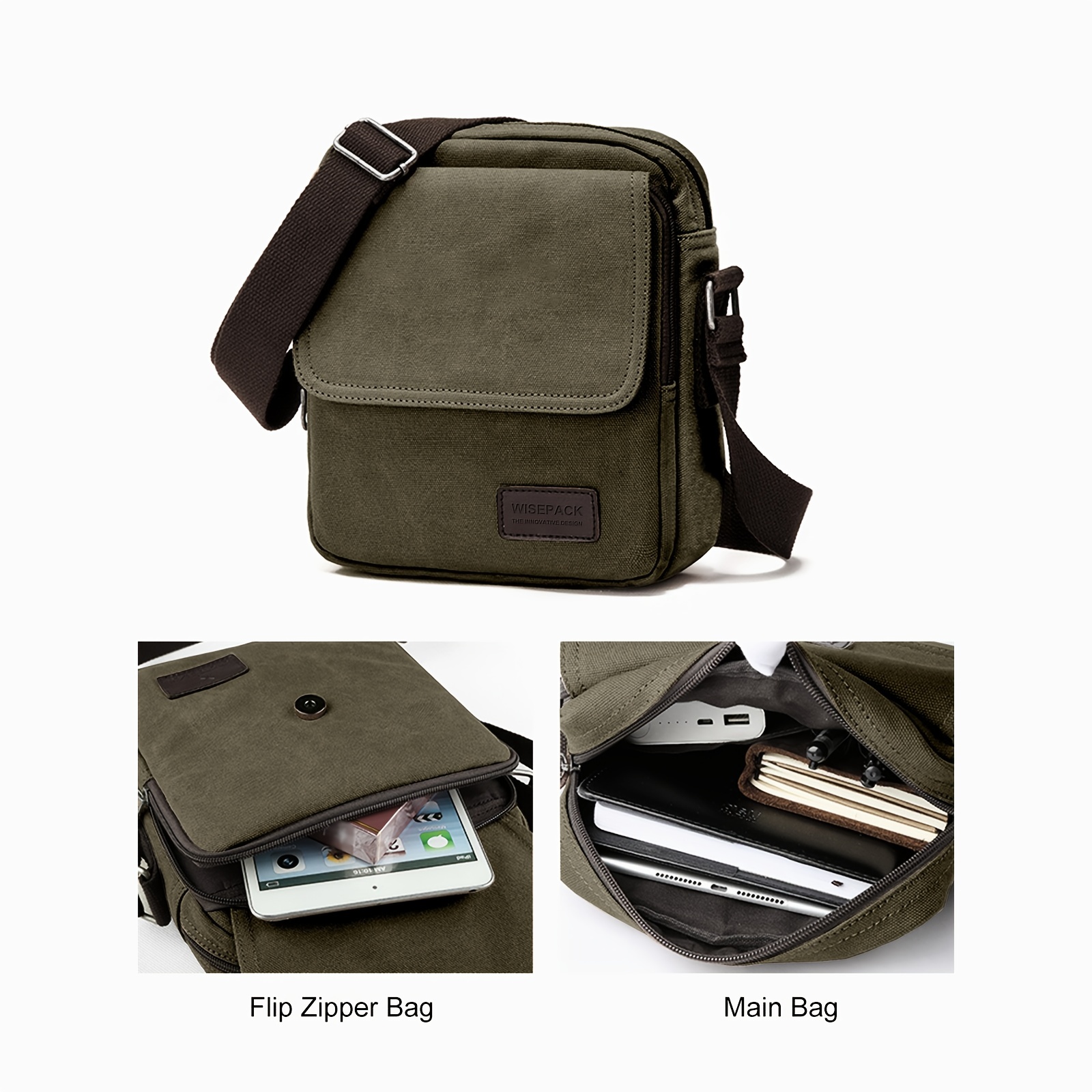 Men's Leather Crossbody Bag, Mini Man Purse Small Side Bag For Men, Mini  Messenger Bag Shoulder Bag For Phone For Passport - Temu Spain