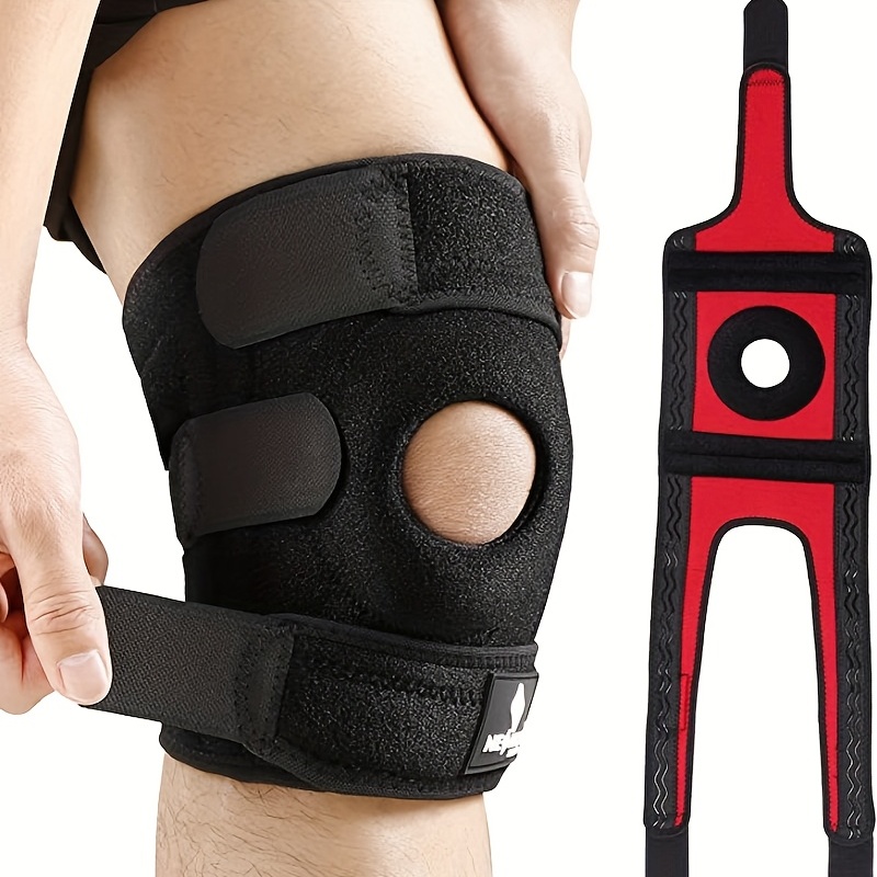 *'s Adjustable Knee Brace - Side Stabilizers & Patella Gel Pads for  Running, Meniscus Tear - 4 Sizes