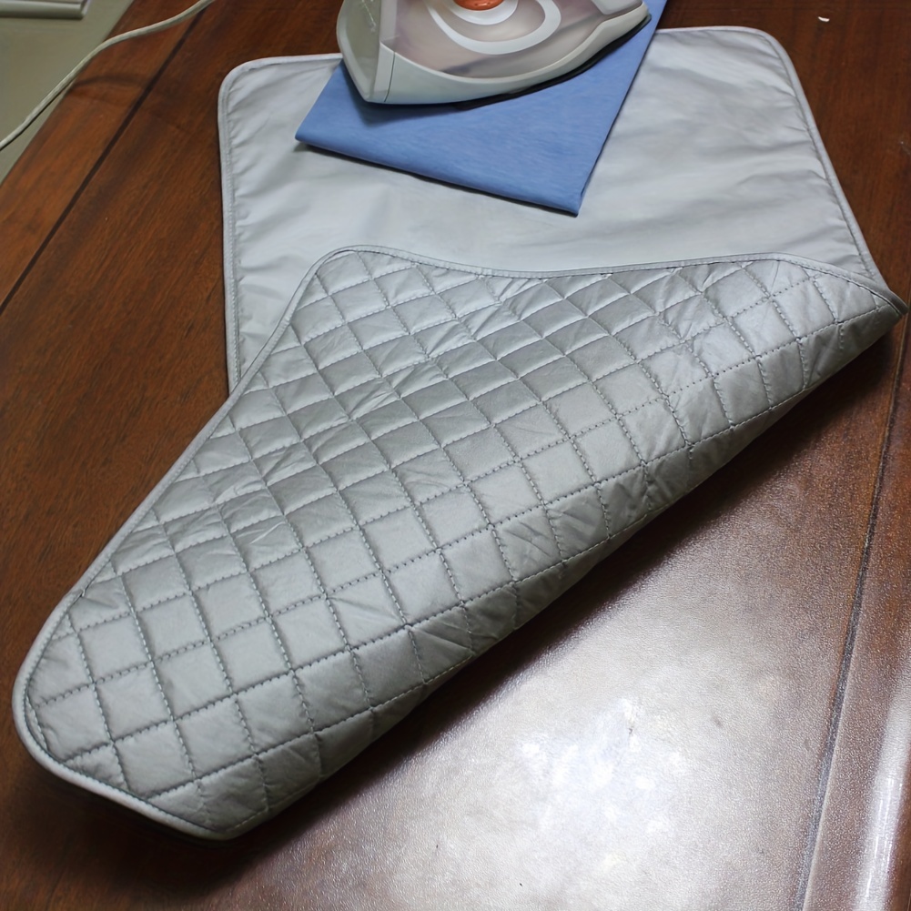 JINGT Portable Foldable Ironing Pad Mat 20x25 Inches Grey Heat Resistant  Mat 