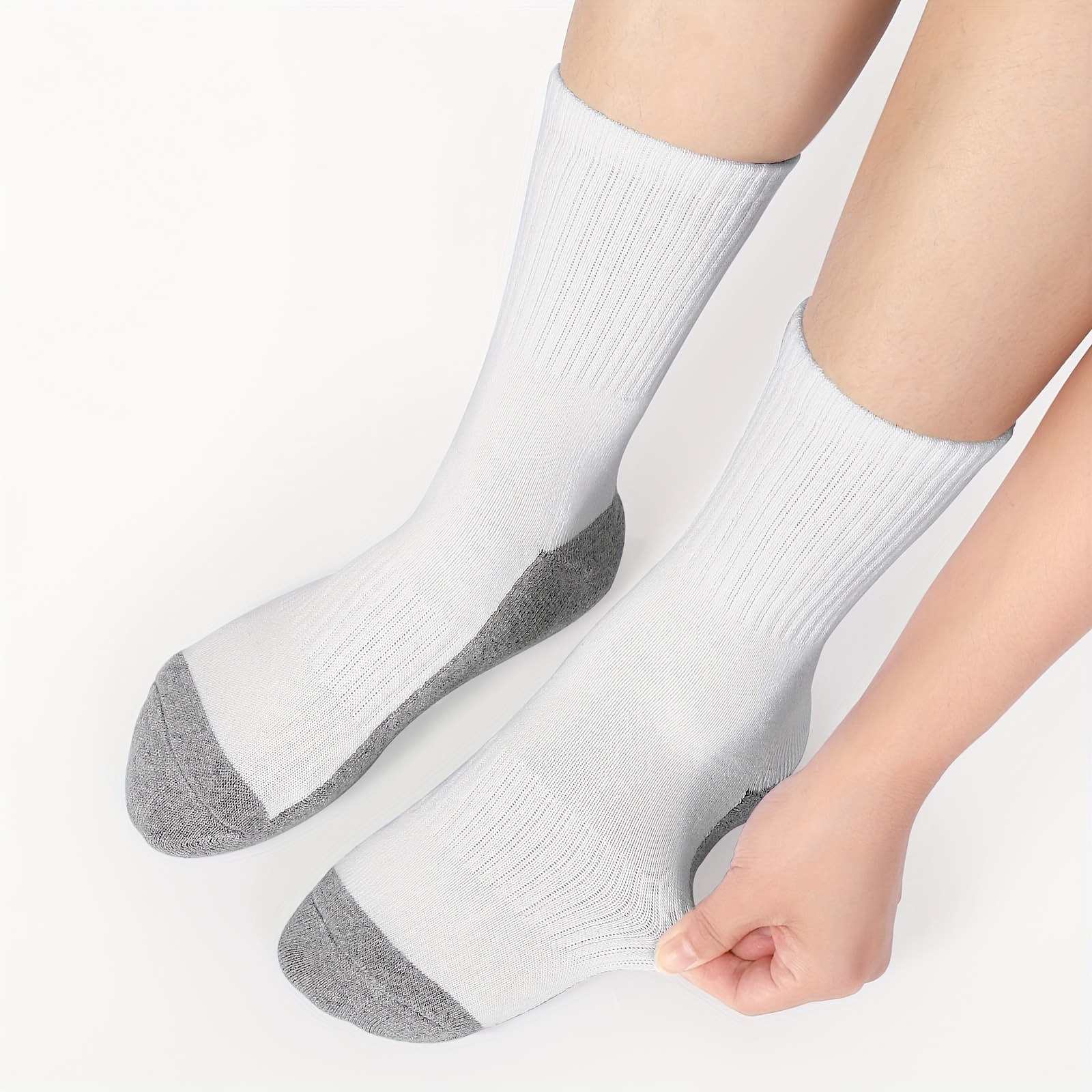 6 Pairs Boy's Mid Crew Sport Socks