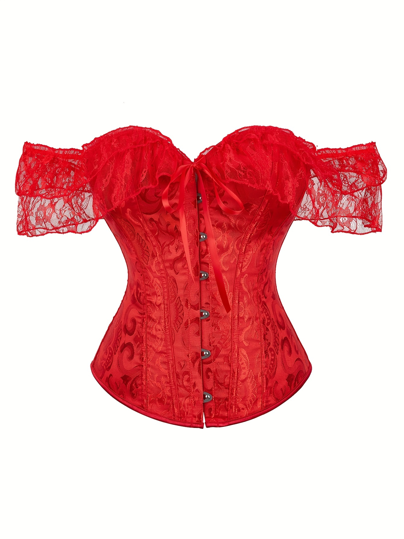 Women's Renaissance Corset Vest Lace Vintage Bustier Corset - Temu