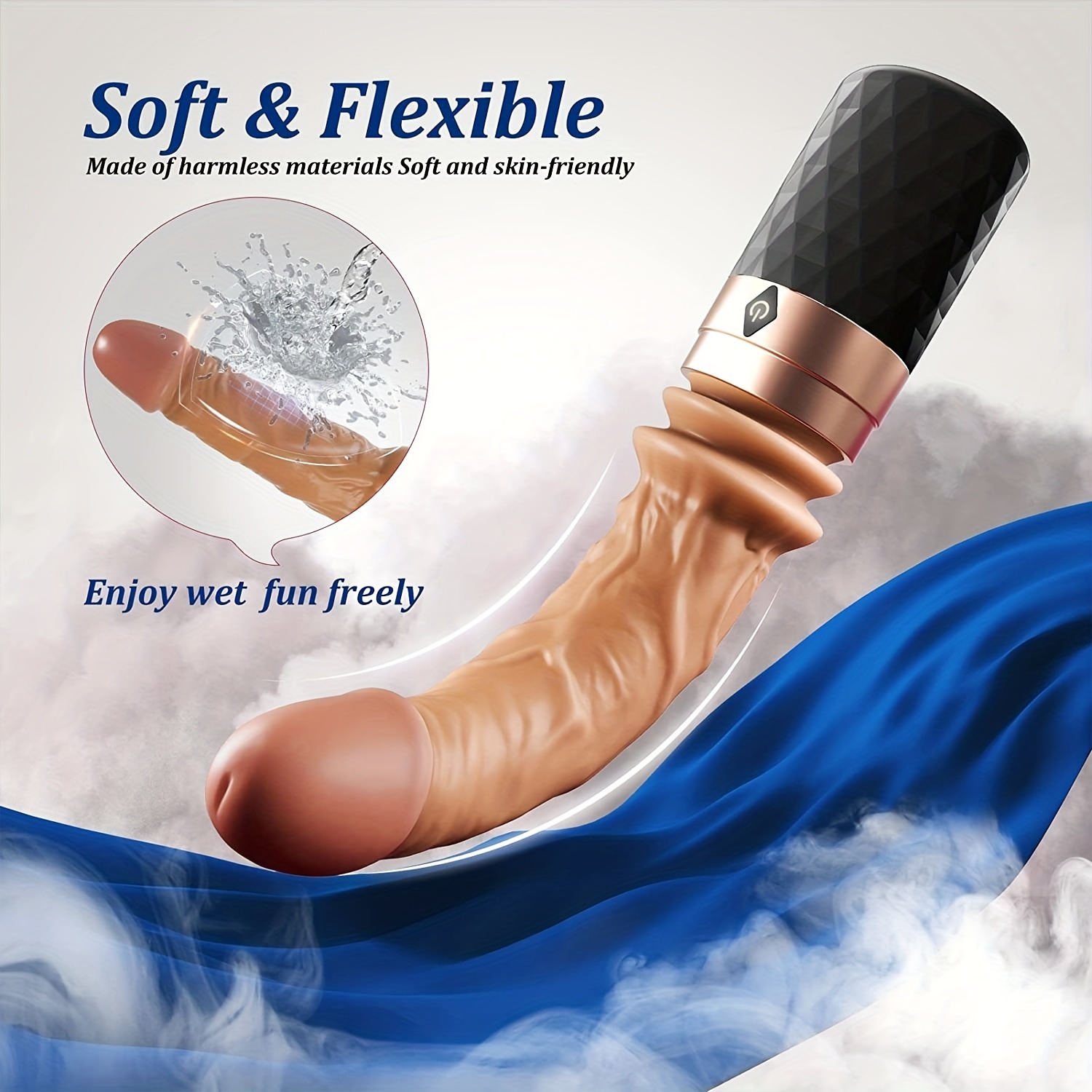 Thrusting Dildo Vibrator Sex Toy, Realistic Vibrating Dildo Women Sex Toy G Spot Dildo Heating Vibrators With 7 Thrust and 7 Vibrations, Anal Dildo Sex Machine Adult Sex Toys For Women Couples