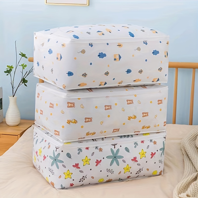 Large Capacity Clothes Storage Box Dustproof Clothing Quilt - Temu