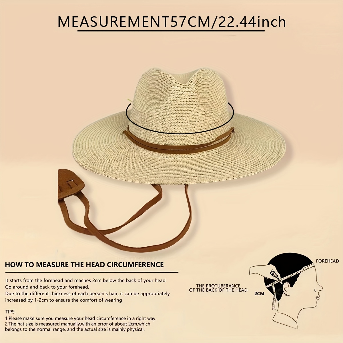 1pc Summer Casual Versatile Sunshade Straw Hat For Middle - Temu France