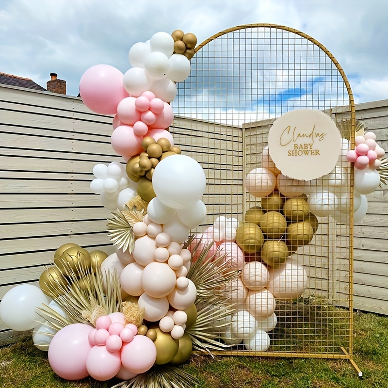 Kit di 96 palloncini in oro rosa per ghirlanda, con palloncini rosa oro e  rosa, ideale per ragazze, feste di compleanno in rosa, baby shower