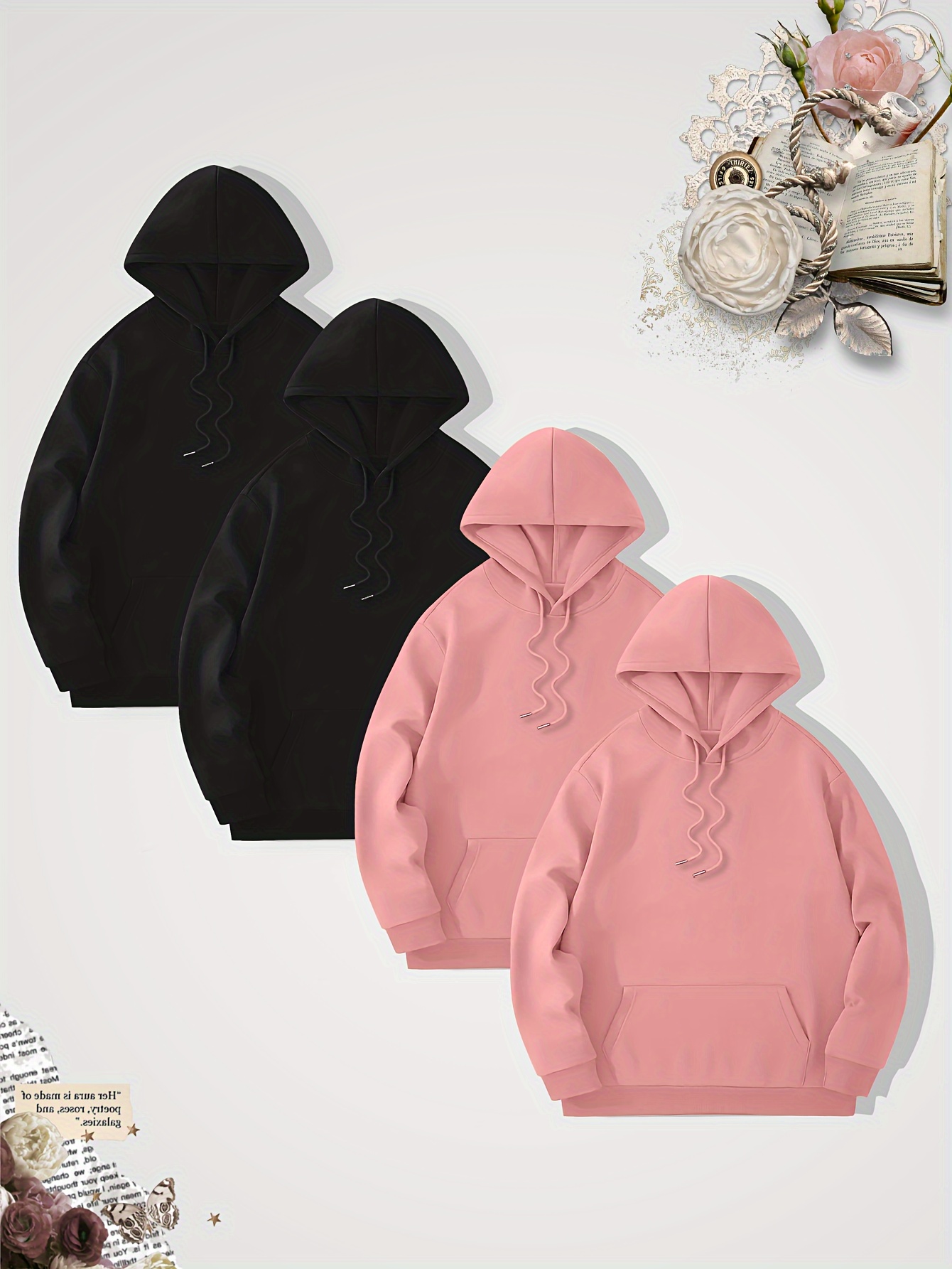 Cool pink discount hoodies for guys