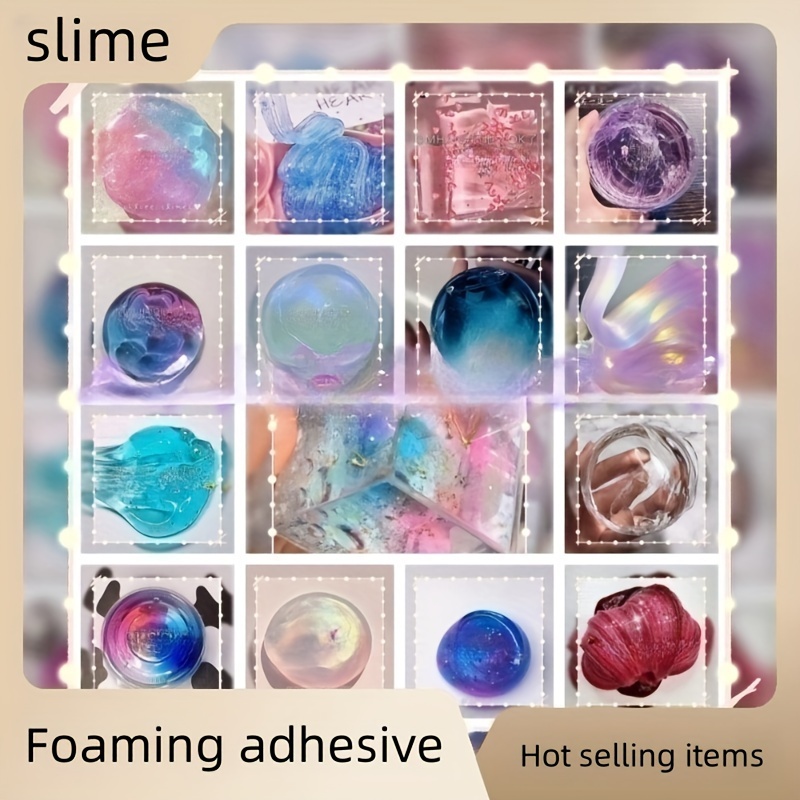 6 Color Fine Glitter For Slime Additives Filler Slime Accessories