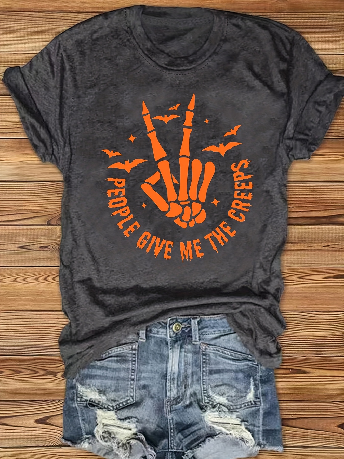 Printed T-shirt - Black/Grateful Dead - Ladies