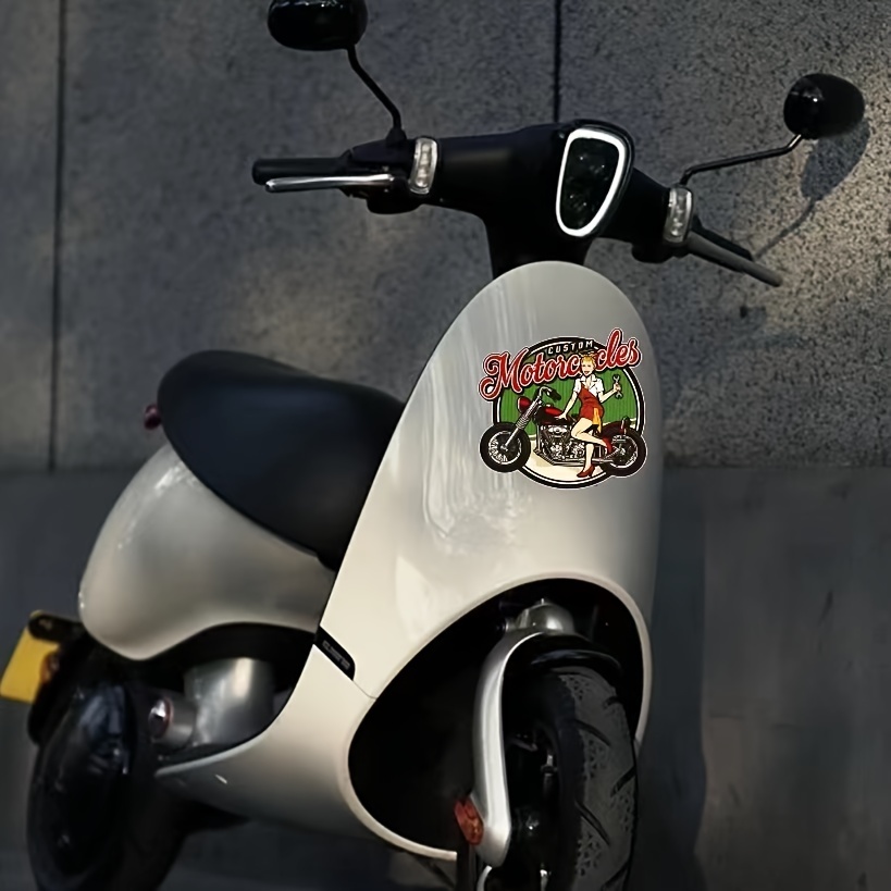 Per Adesivo Casco Moto Retrò Adesivo Per Moto Elettrica Adesivo Creativo  Riflettente Per Graffi - Temu Italy