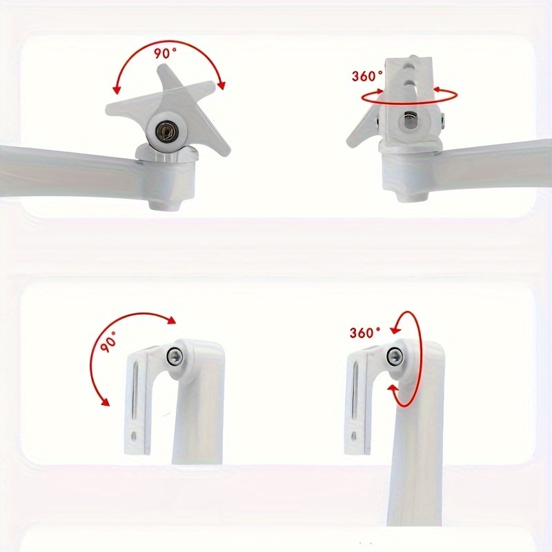 Support Pour Projecteur PUTORSEN - Réglable Plafond/mur, Sans Perçage, Gestion Câbles, Max 10 Kg - Blanc - 9