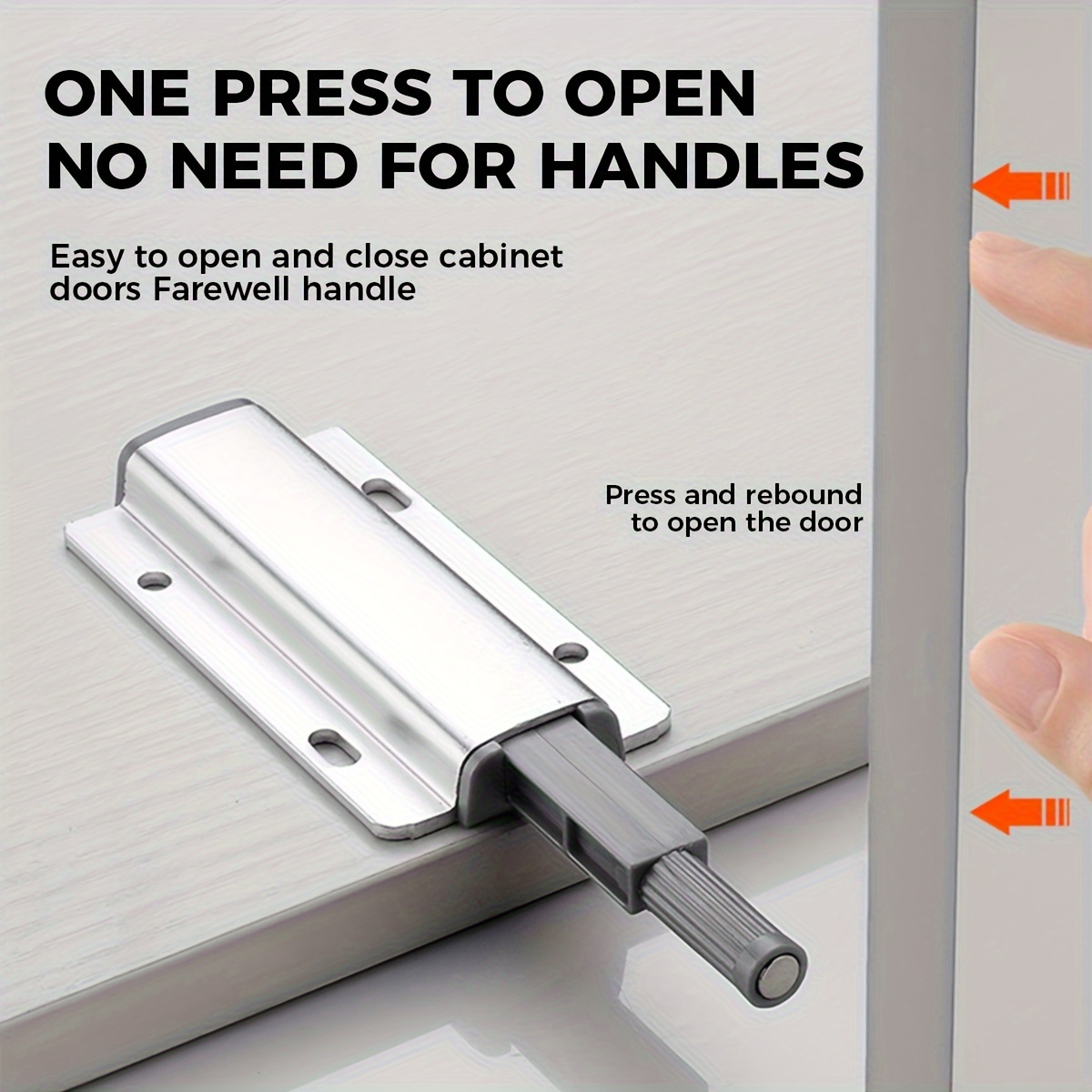 Appuyez pour ouvrir magnétique loquets Fermetures magnétiques push-open  ouvre et ferme la porte avec une