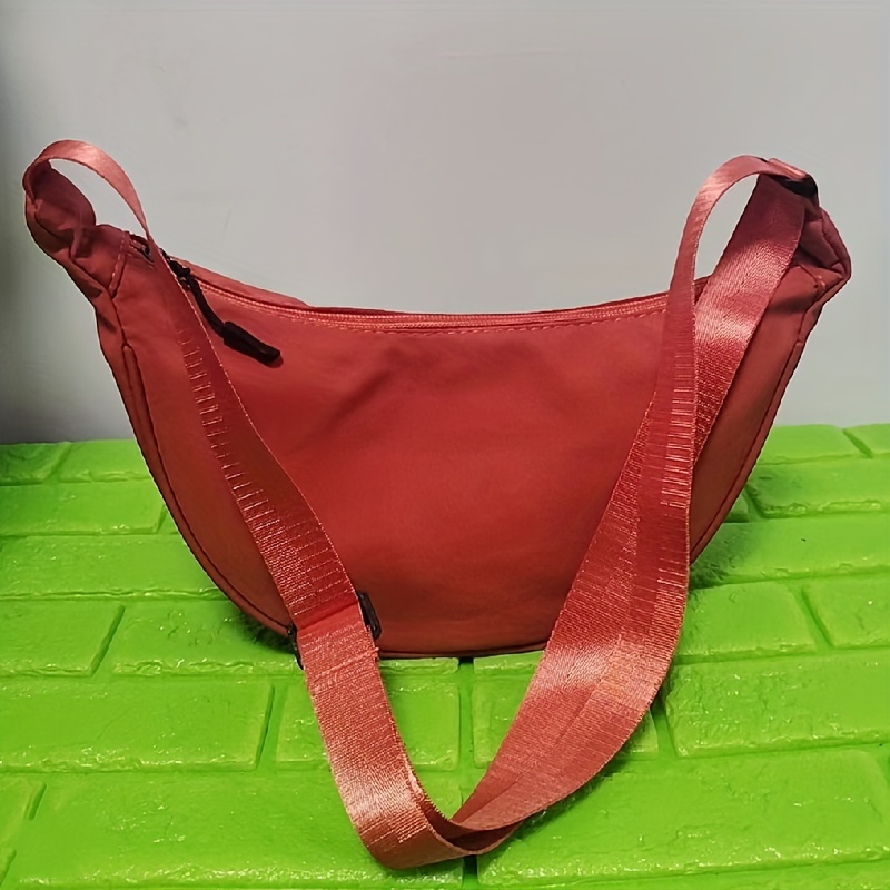Crossbody Bag Portable Shoulder Bag Underarm Half Moon Bag Summer