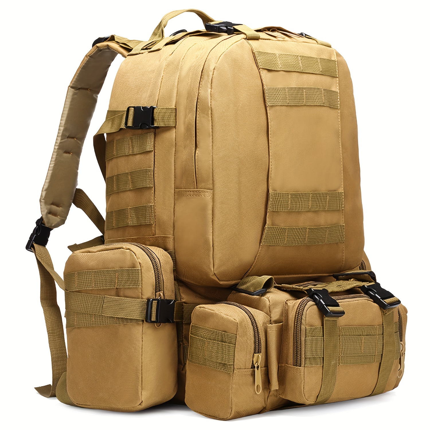 100L Outdoor Molle Military Tactical Bag Hiking Backpack