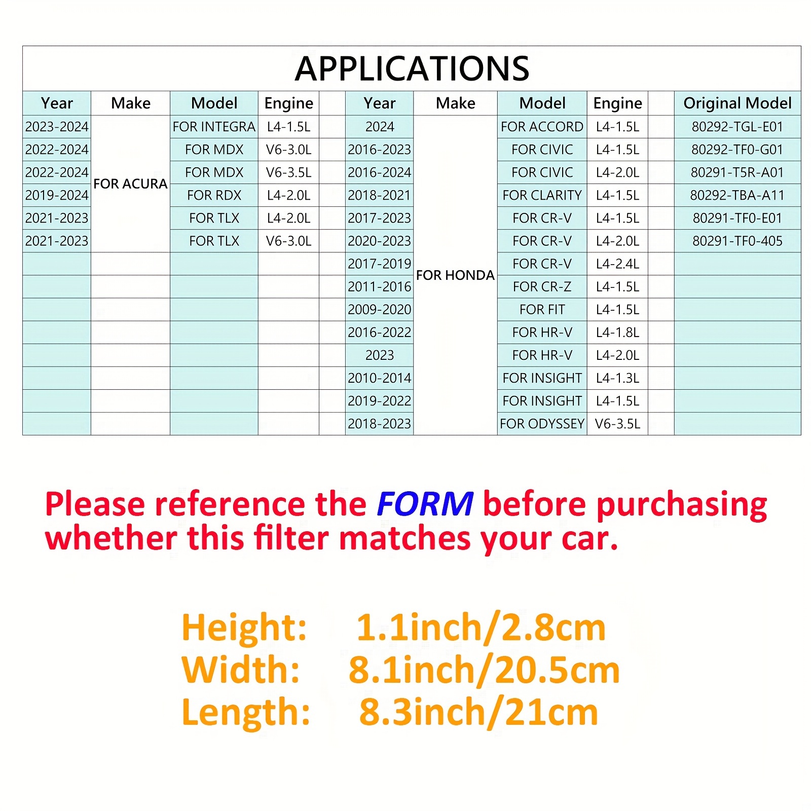 Filtro, Aria abitacolo OPEN PARTS CAF2256.11