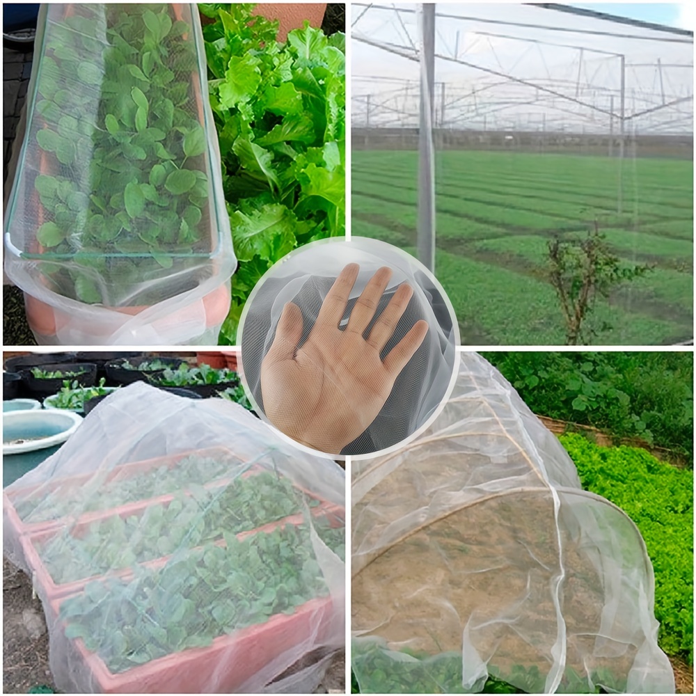 Filet de protection anti-insectes en maille fine pour jardin, serre,  plantes, fruits, fleurs, cultures