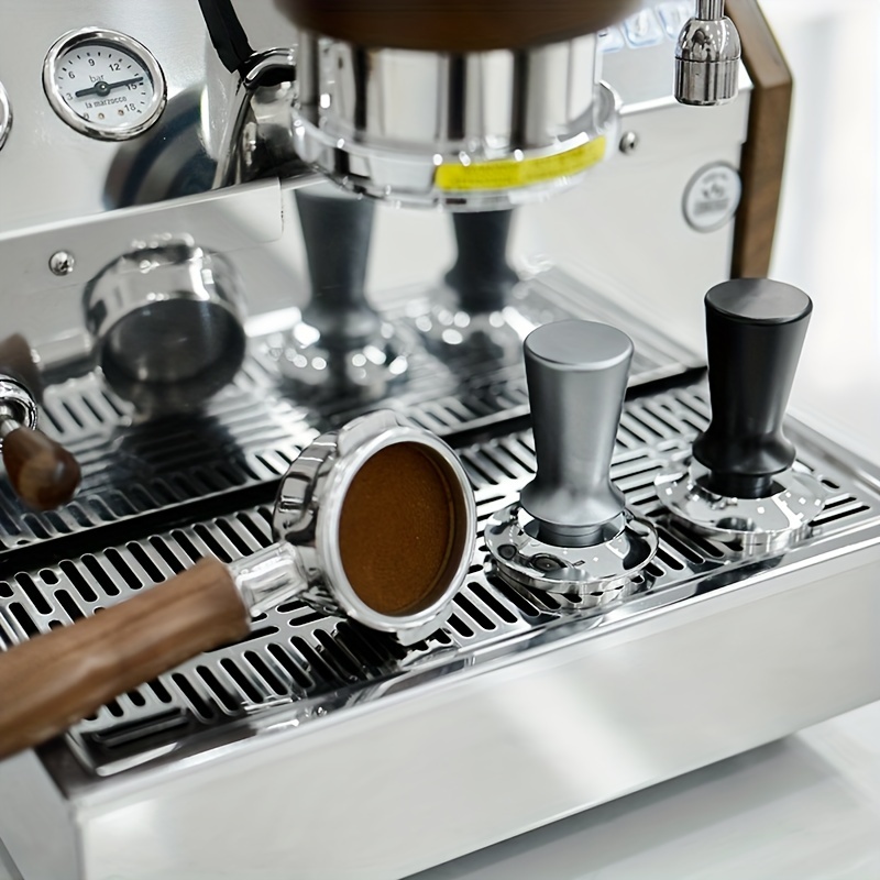 Cabilock 1 unid de café calibrado Tamper Herramientas de café Espresso  Herramienta de distribución de expreso temperamentos de mano Molinillo de