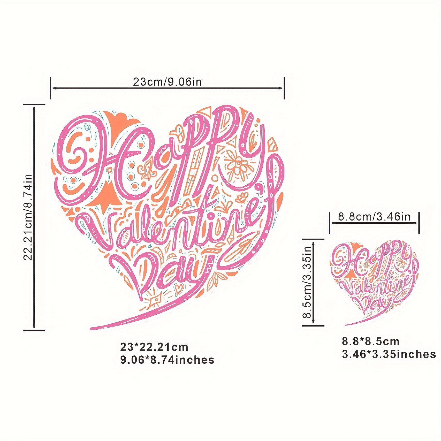 Valentines Day Iron on Transfers Patches 5 Sheets Valentines Iron on Decals  Love Couple Iron on Patches Appliques for Clothing T-Shirt Hoodies Clothes