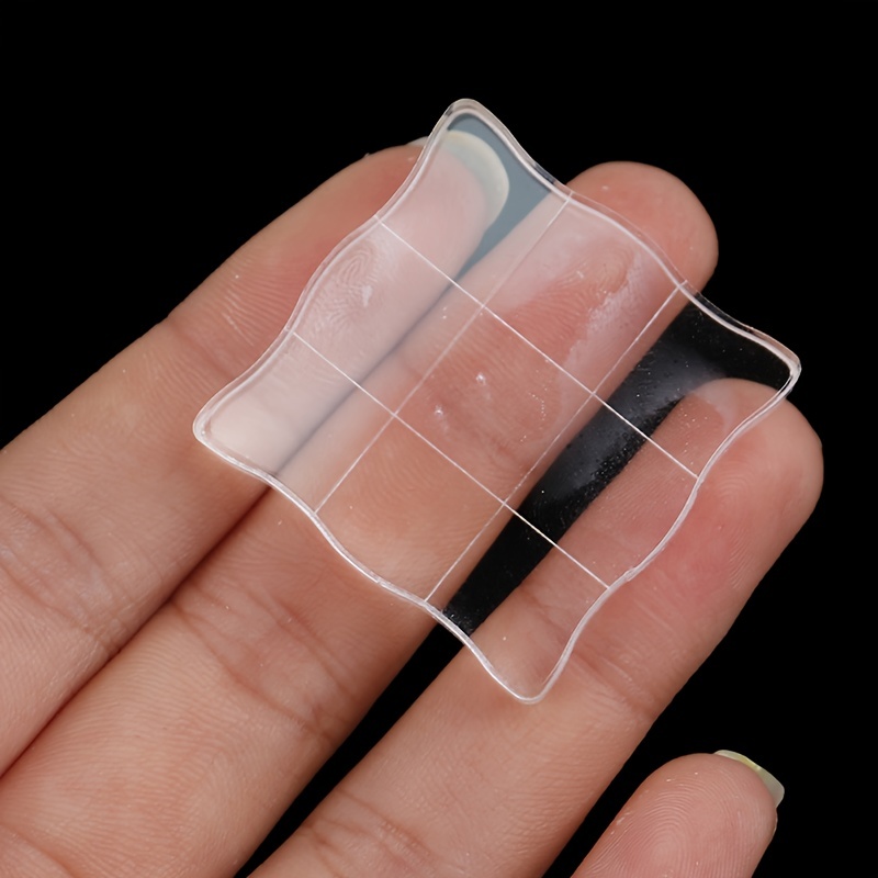 9Pcs/set Transparent Acrylic Clear Stamp Block Pad Scrapbooking