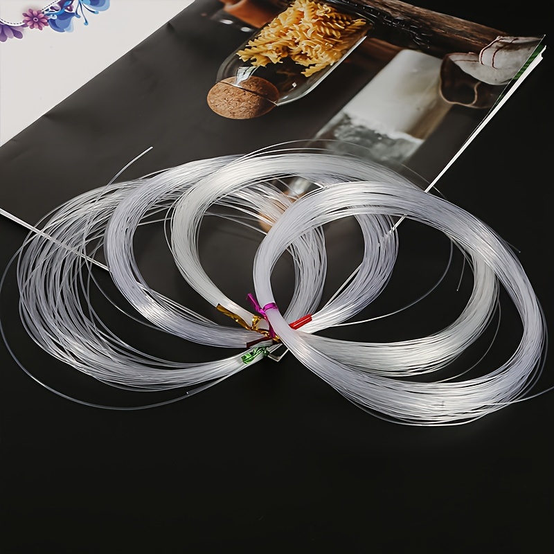 Transparent Fishing Silk Line Diy Handwoven Bracelet - Temu