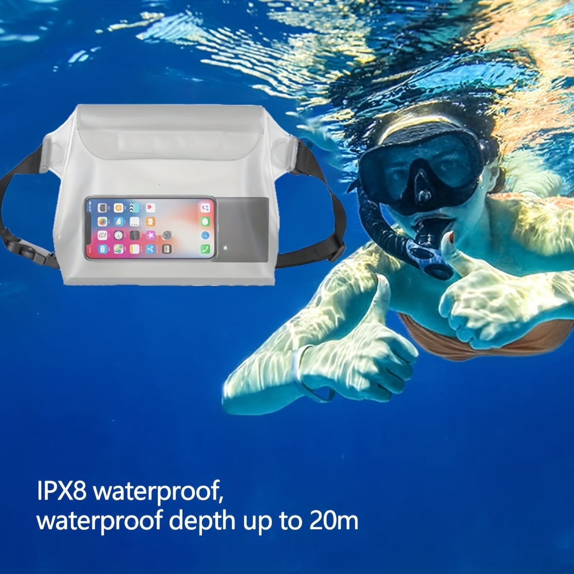 Waterproof Waist Bag Belt Bag with Adjustable Waist Strap for Beach  Swimming Snorkeling PVC Pouch Bag Outdoor Sports - AliExpress