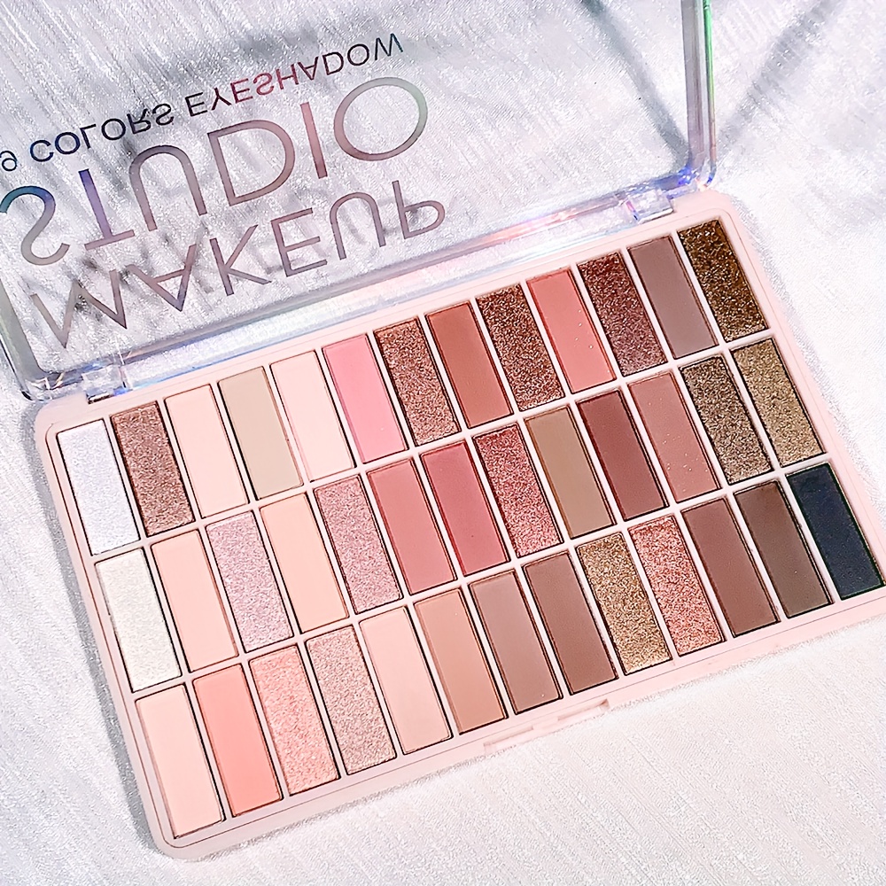 Multicolor Eyeshadow Palette High Pigmented Brown Nude Waterproof Sweat Proof