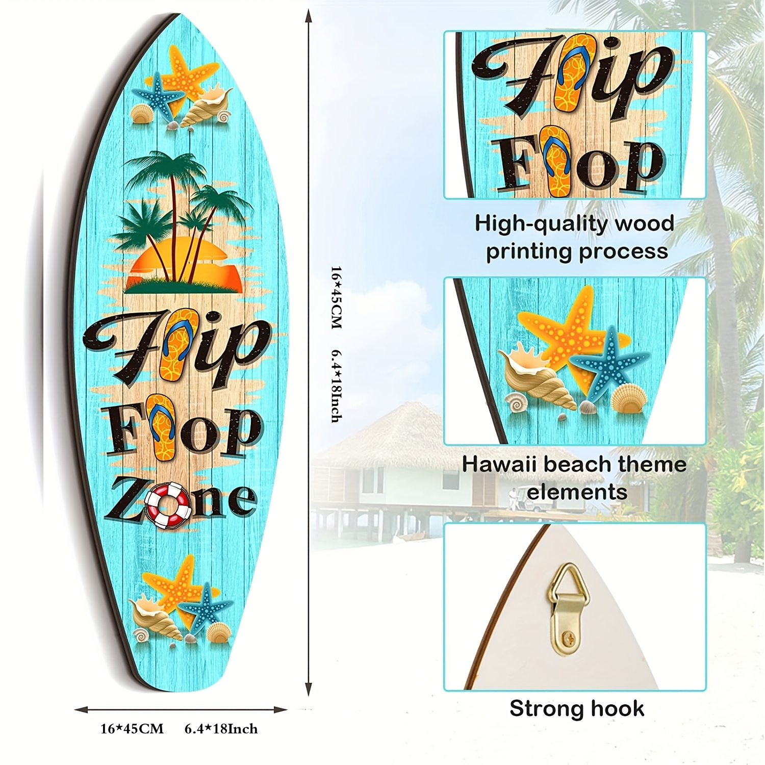 Lot Of 3 SURF BOARD SURFBOARD Wall Art Replica Prop Beach Hawaiian Decor  Sign