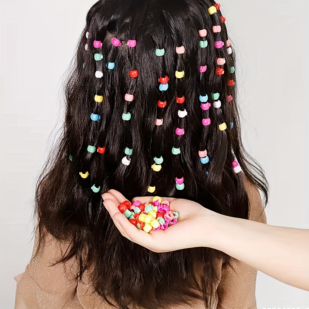 Mini Hair Claw Clips Headwear For Kids Girls Plastic Braids - Temu