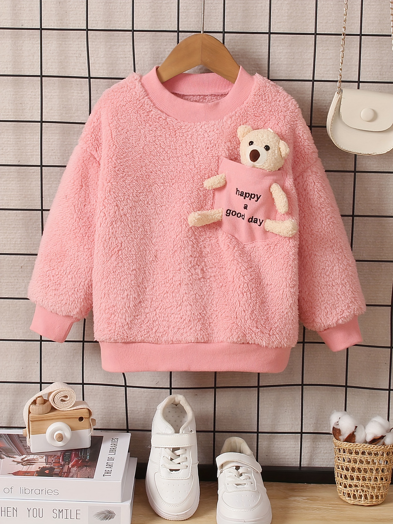 Baby Winter Fleece Sweatshirt, New Kids Western Top, Baby Cute Winter  Clothes Kids Bear For Autumn And Winter, Check Out Today's Deals Now