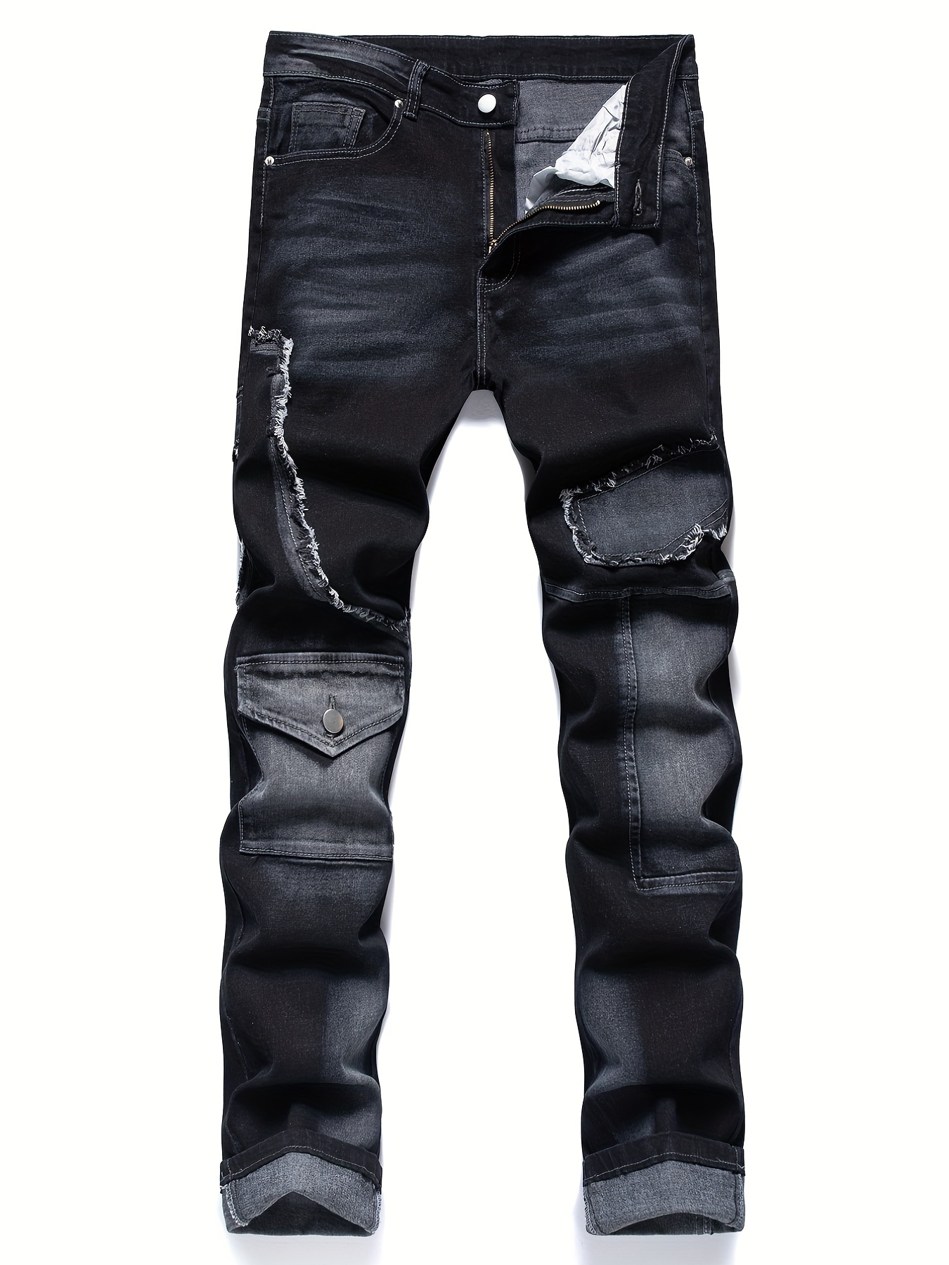 Teen/ Kids Pu Leather Fleece Lined Motorcycle Tight Pants - Temu