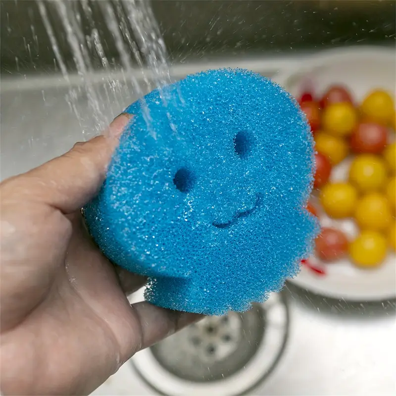 Creative Happy Face Magic Cleaning Brush sponge Like Octopus - Temu