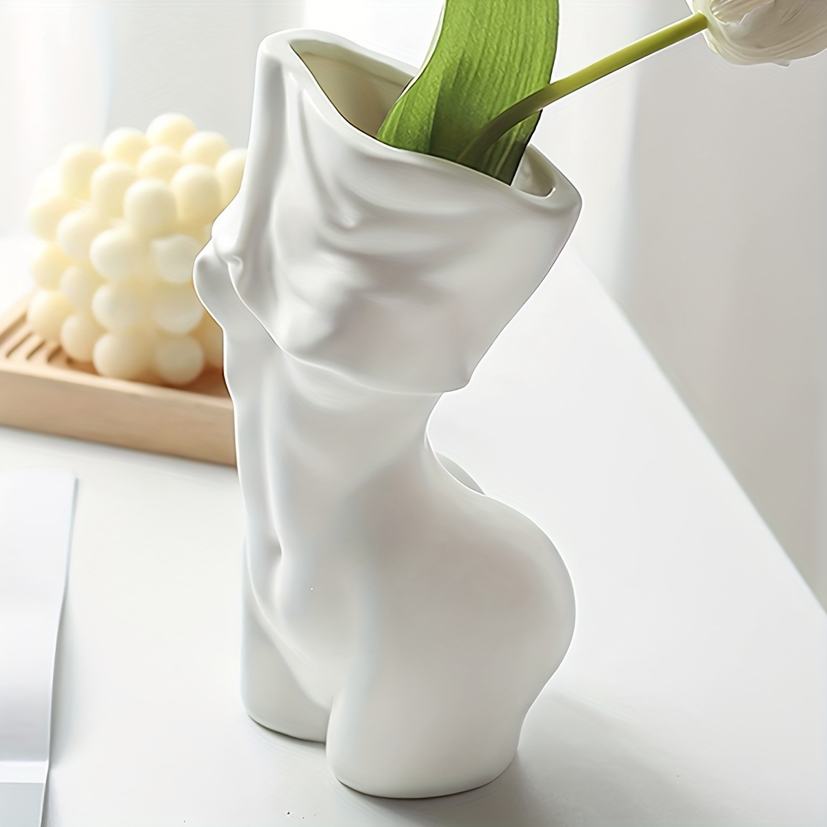  Female Body Vase - Women's Anatomical Form Planter for Flowers,  Plants - Decorative Modern Indoor Pot for Home, Office, Bedroom, Bathroom -  Boho Chic Feminist Decor & Statue Sculpture : Home & Kitchen
