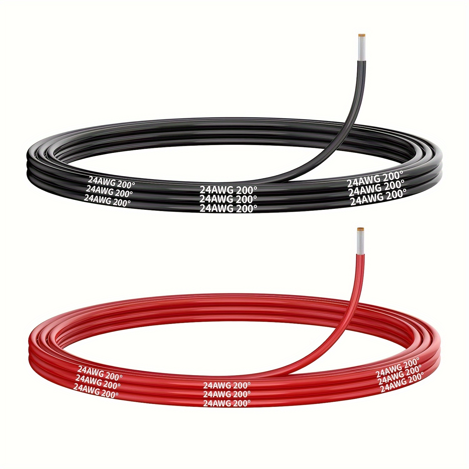30 Awg Flexible Silicone Wire Electric Wire 30 Gauge Tinned Copper Hook Up  Wire 300v Cables Electronic Stranded Wire Cable Electrics Box-1  (1968.5inch) - Automotive - Temu