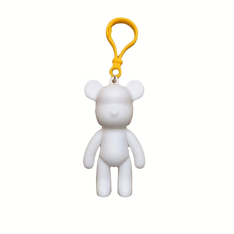 LV White Bear Brick Keychain