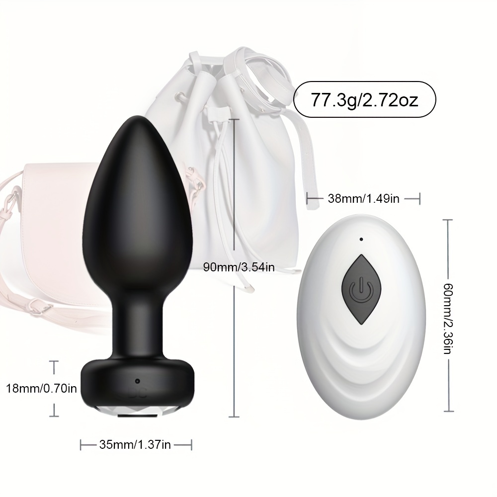 Anal Plug Vibrator 10 Modes Female Wireless Remote Control - Temu Canada