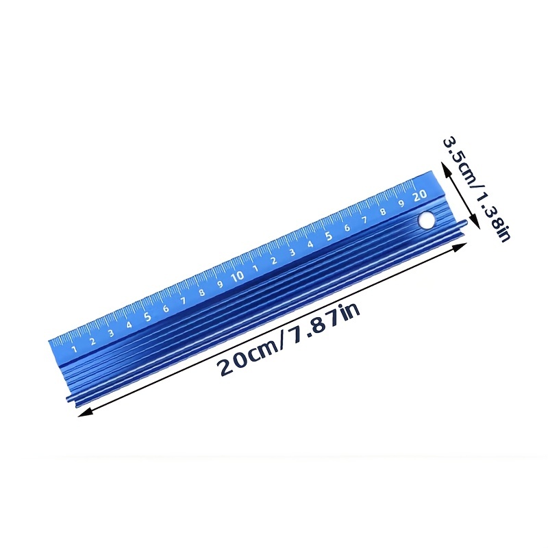 Wholesale Aluminum Alloy Double Sided Straight Ruler 30cm/12inch