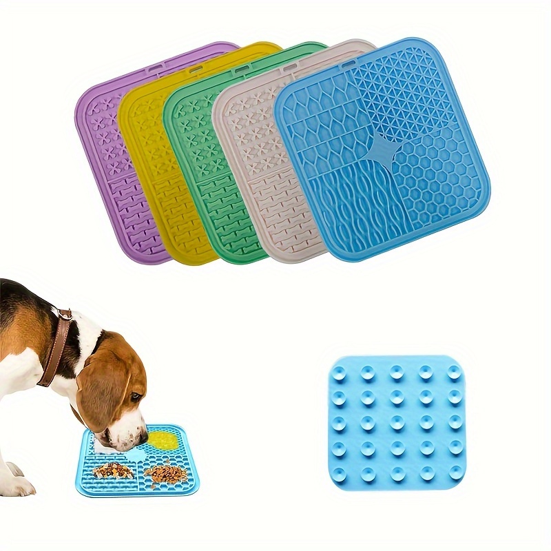 Silicone Dog Slow Feeding Mat Round Dog Peanut Butter Licking Pad Slow  Feeder Dog Food Plate Mat With Suction Cups For Boredom Relief And Slow  Eating - Temu