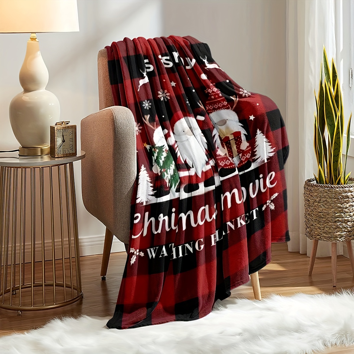 1pc Coperta In Flanella, Coperta Con Motivo Di Gatto Carino Di Babbo  Natale, Coperta Calda E Morbida Per Divano Letto Ufficio Campeggio, Coperta  Regalo Multipurpose Di Natale - Temu Italy