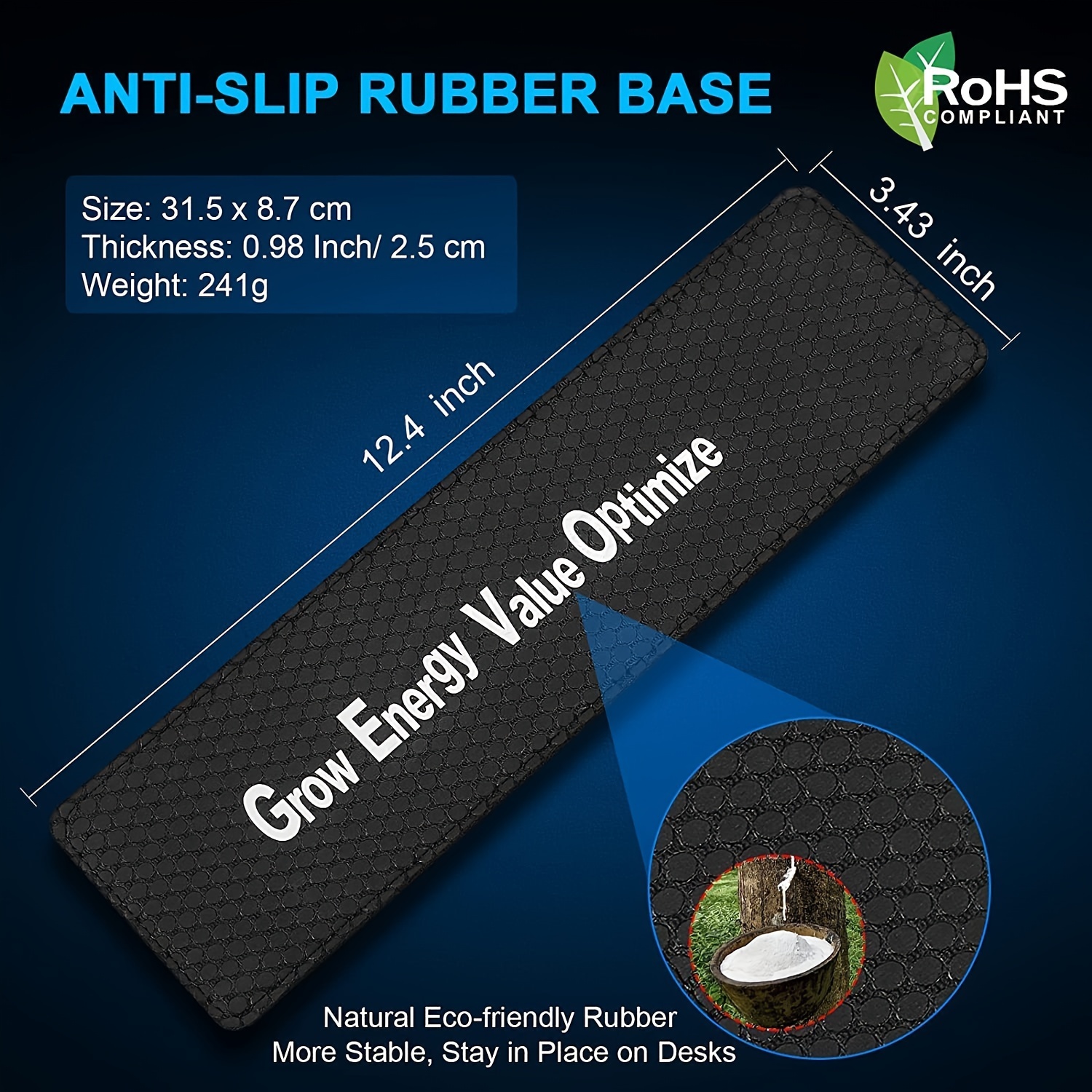 1734 Mini Cylinder Rubber Grip Pad