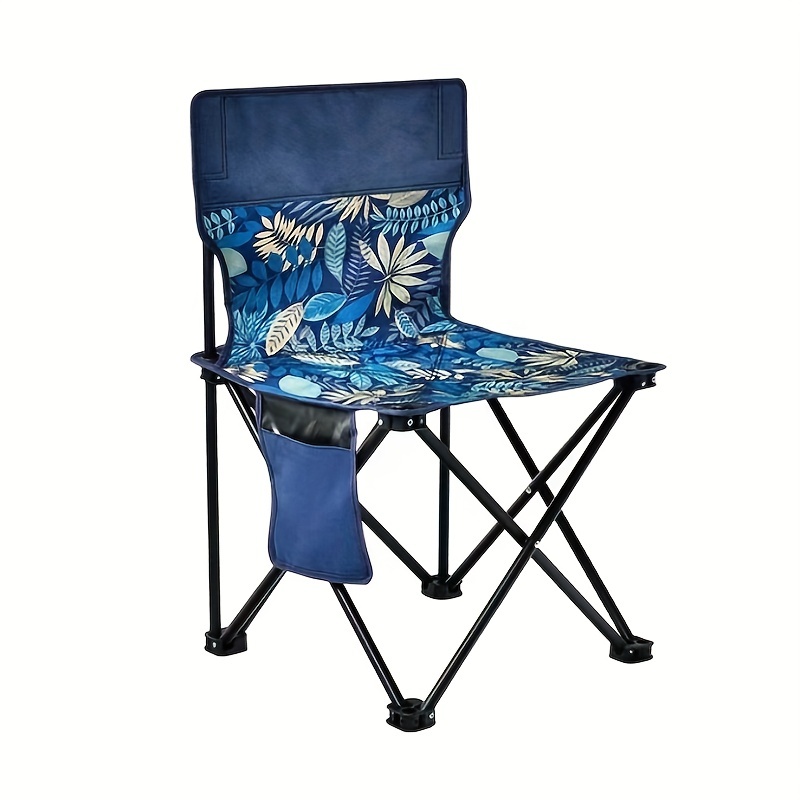 lightweight folding camping chair perfect for picnics hiking beach fishing more max load bearing capacity 110kg sports & outdoors details 5