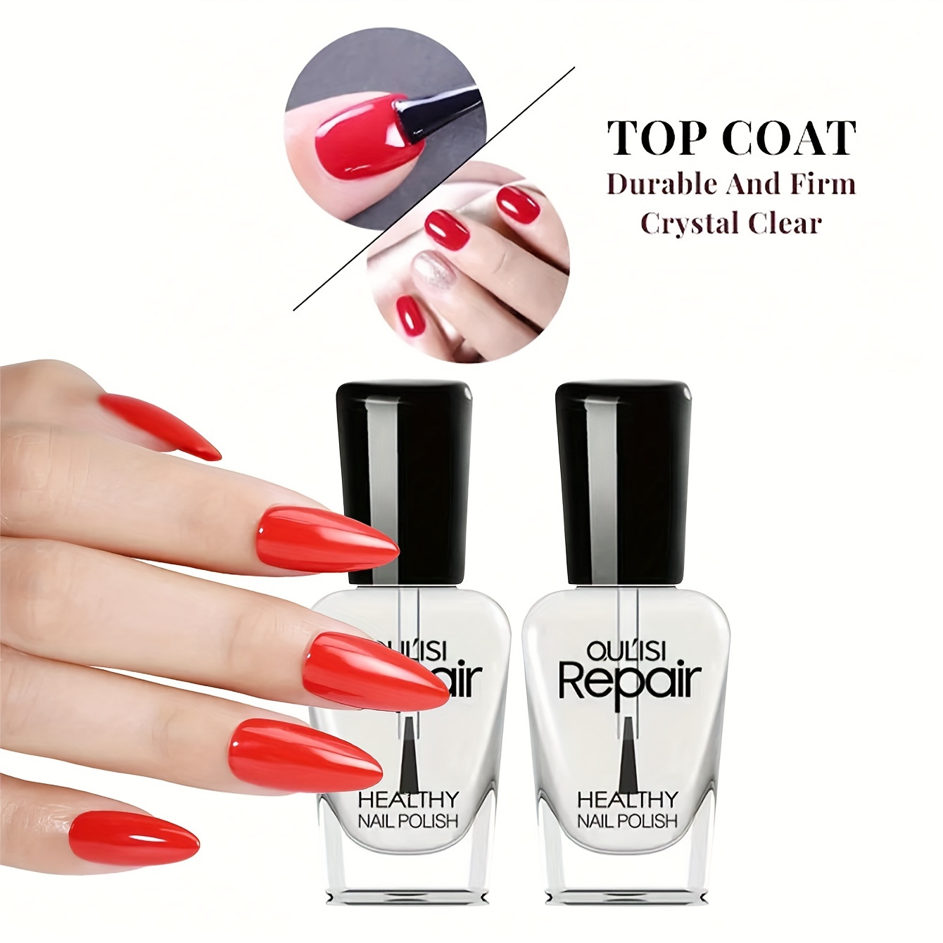 Long lasting Matte Top Coat Set Gel Polish Nails No Wipe - Temu