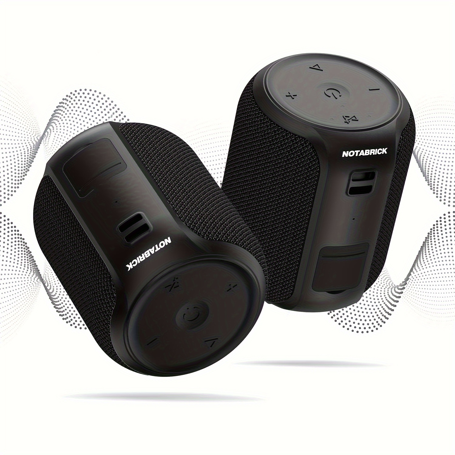 Donerton Altavoz de ducha Bluetooth, altavoz inalámbrico impermeable IPX7  con ventosa, altavoz portátil, sonido envolvente 360 HD, mini altavoces de