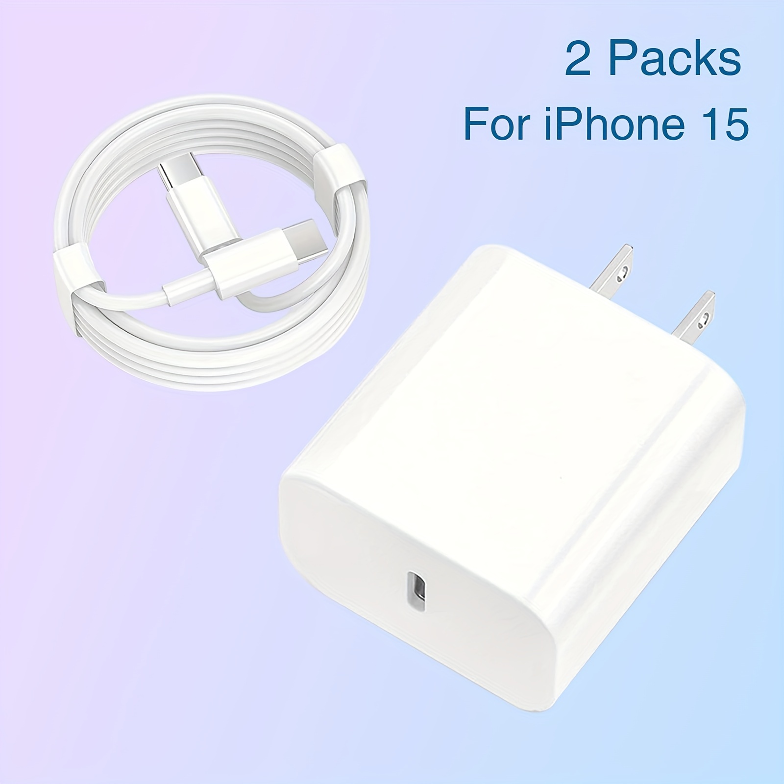 Pour IPhone 15 Chargeur Charge Ultra Rapide Chargeur IPad - Temu